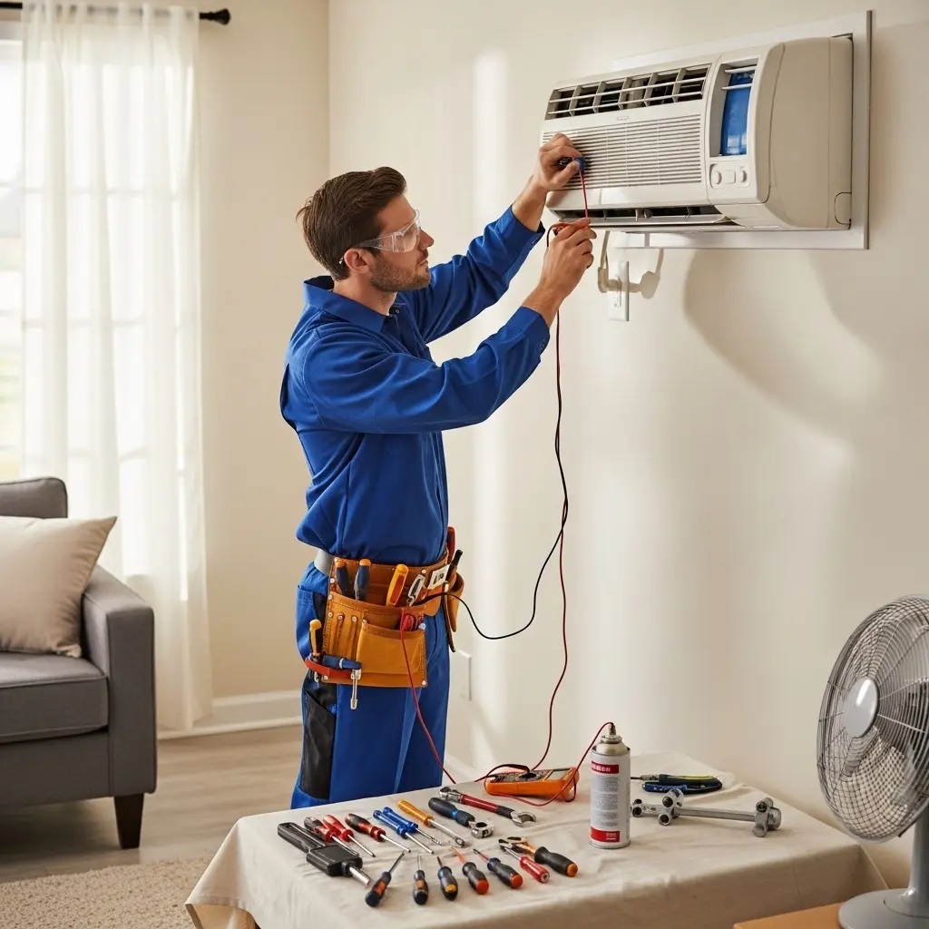 Turgutlu Kumtel Kumtel klima gaz dolumu ve bakım – Enerji verimliliği artırıldı. - Teknik servis örneği
